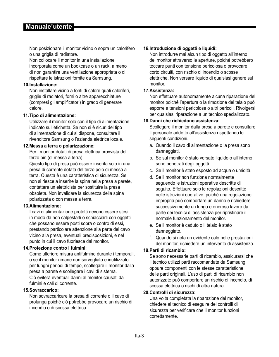 Manuale’utente | Samsung SMT-190Dx User Manual | Page 215 / 354