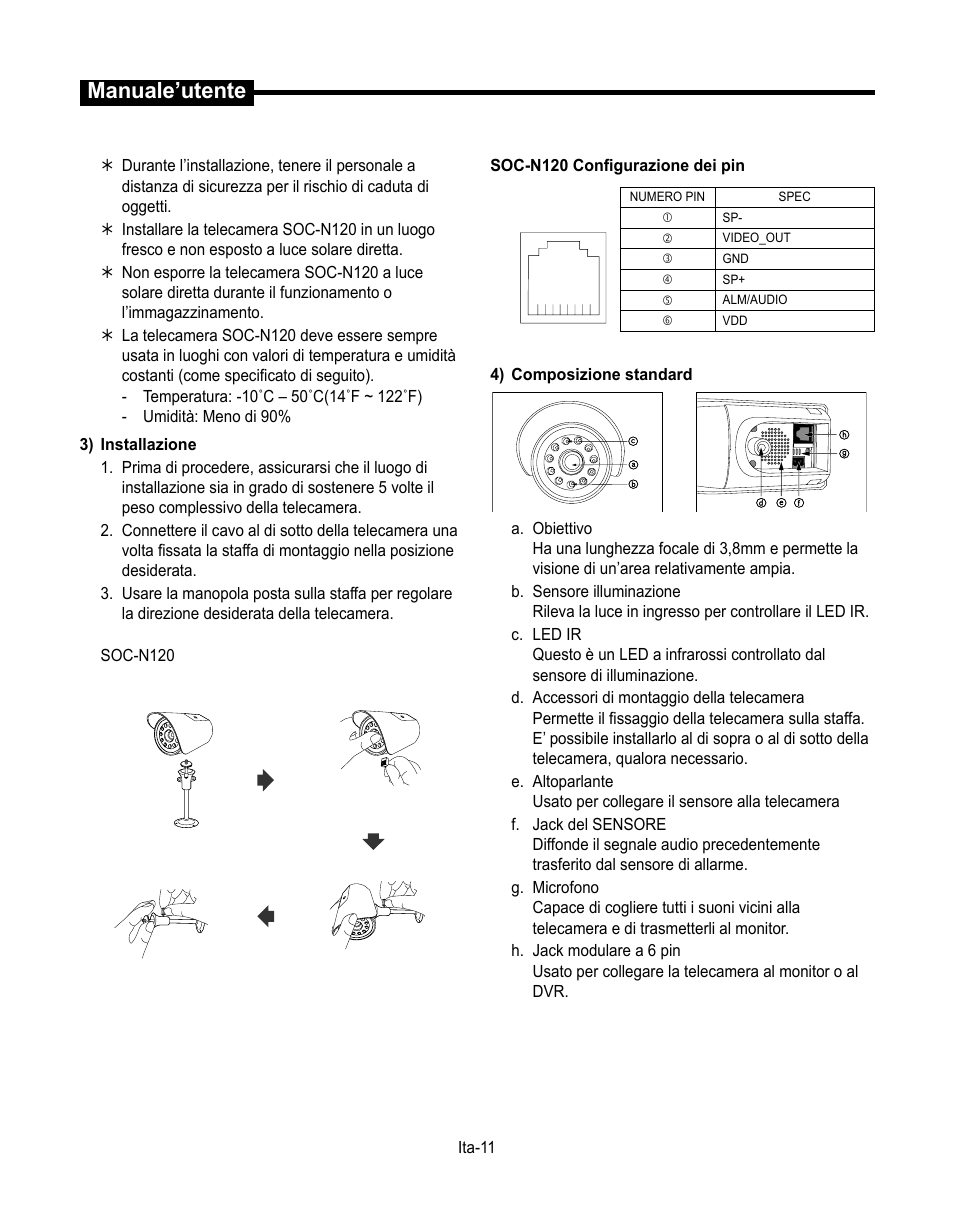 Manuale’utente | Samsung SMT-190Dx User Manual | Page 223 / 354