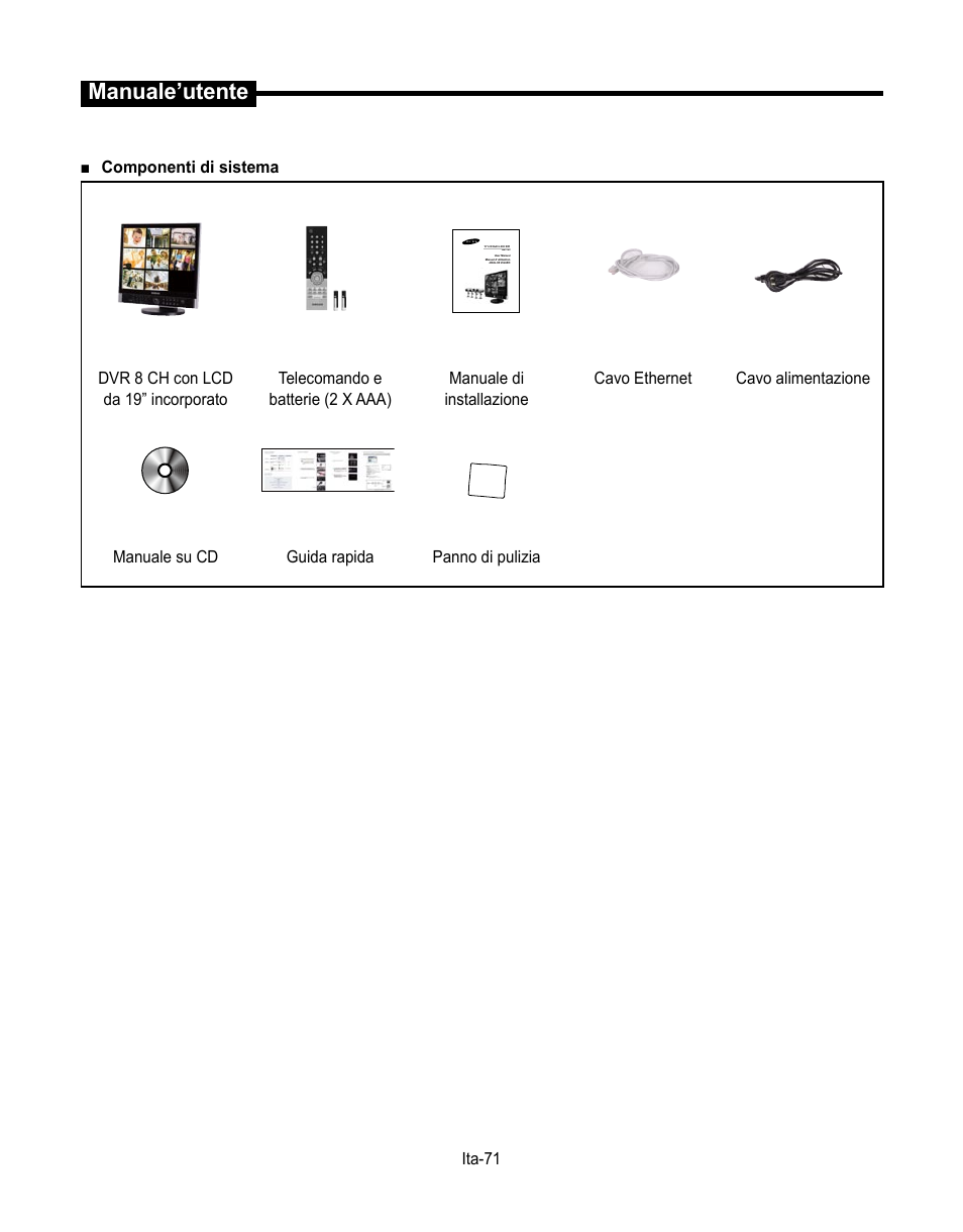 Manuale’utente | Samsung SMT-190Dx User Manual | Page 283 / 354