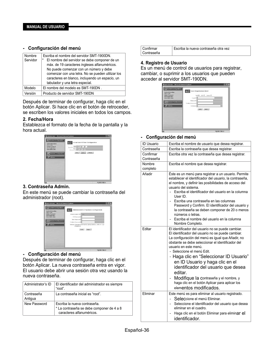 Samsung SMT-190Dx User Manual | Page 322 / 354