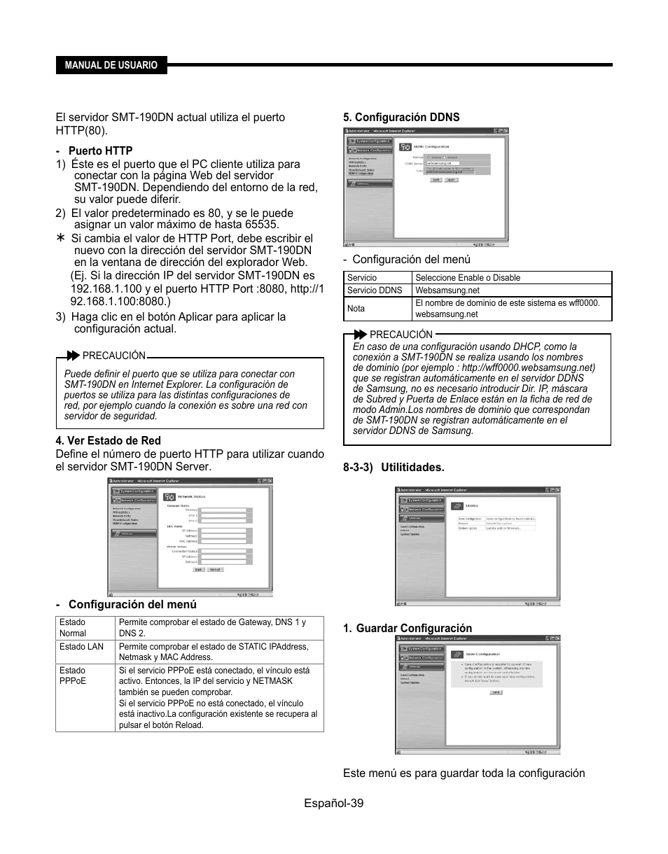 Samsung SMT-190Dx User Manual | Page 325 / 354