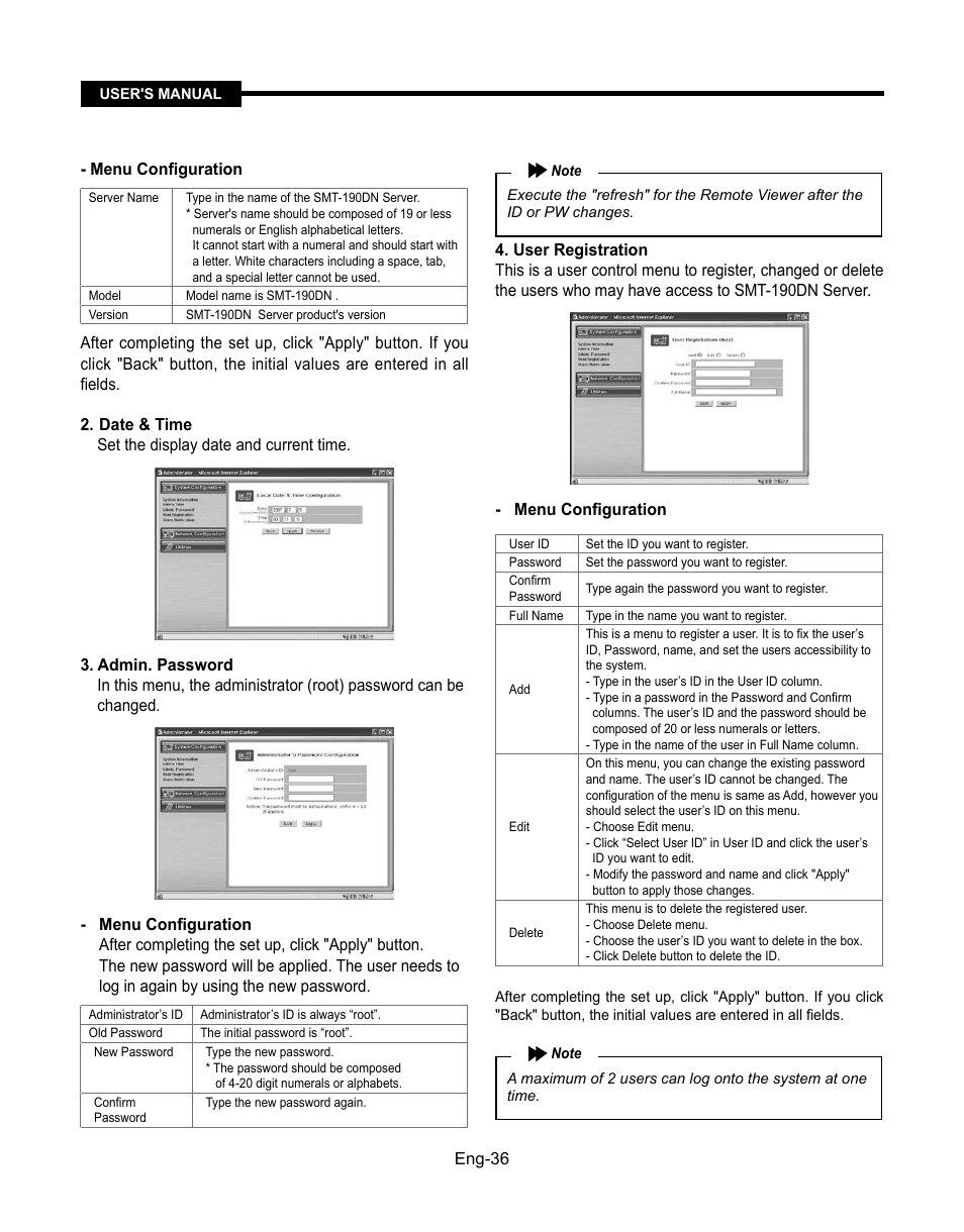 Samsung SMT-190Dx User Manual | Page 36 / 354