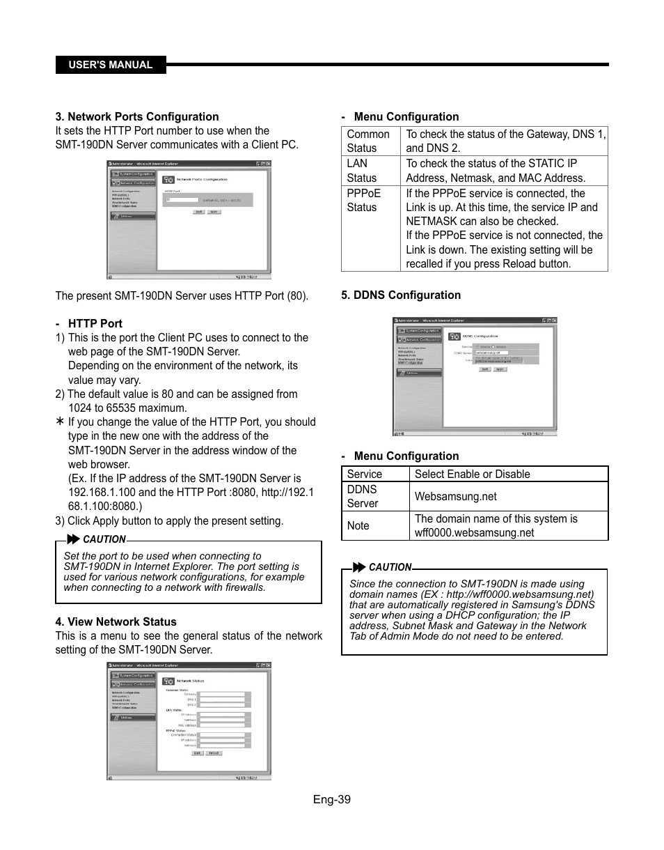 Samsung SMT-190Dx User Manual | Page 39 / 354