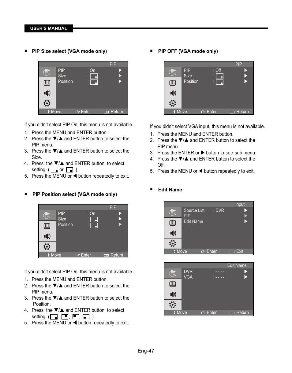 Samsung SMT-190Dx User Manual | Page 47 / 354