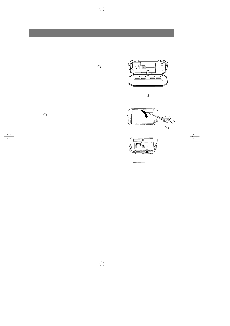 Replacing the interior light | Samsung SR519DP User Manual | Page 13 / 19