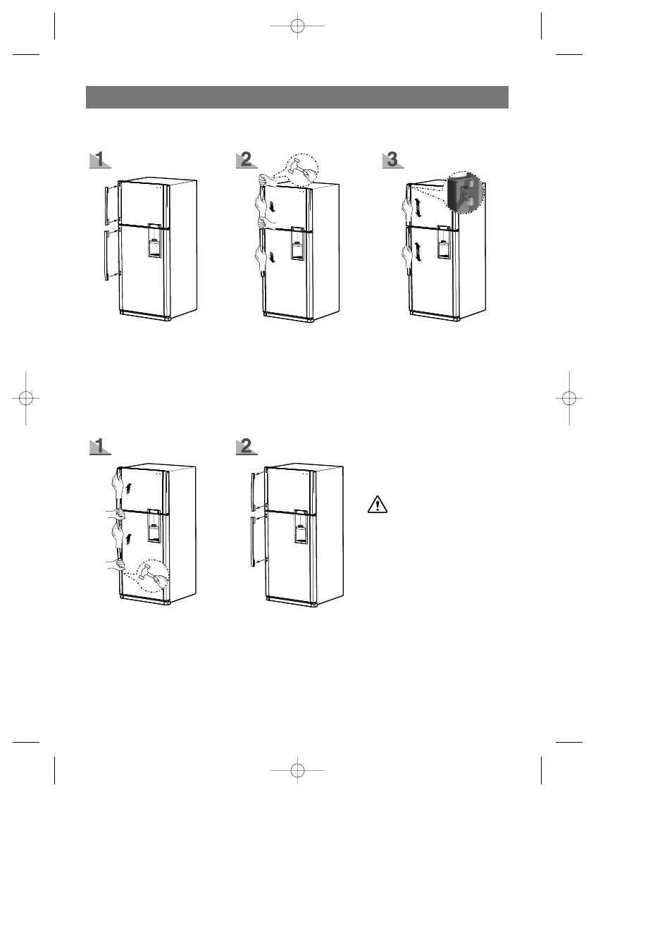 How to install and disassemble the door handle | Samsung SR519DP User Manual | Page 14 / 19