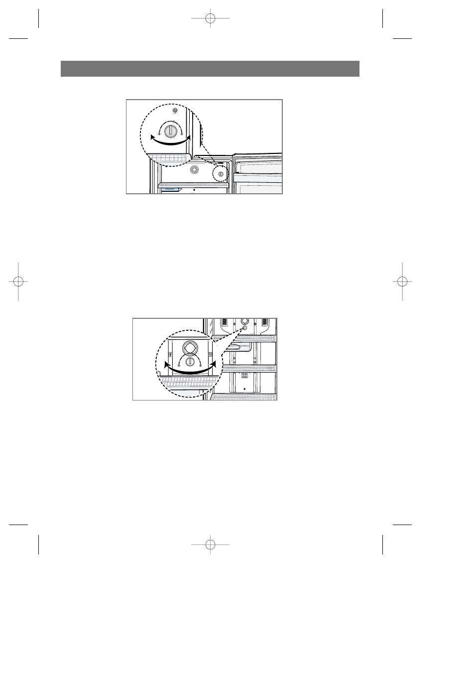 Using the control features (dial control type), Fridge - - freezer | Samsung SR519DP User Manual | Page 7 / 19