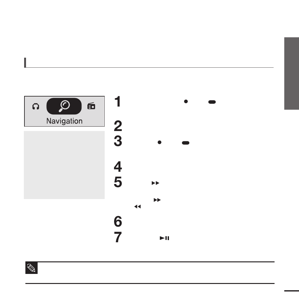 Searching for files with <navigation | Samsung YP-F2J User Manual | Page 15 / 63
