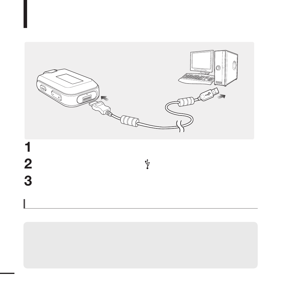 Connecting to your pc | Samsung YP-F2J User Manual | Page 18 / 63