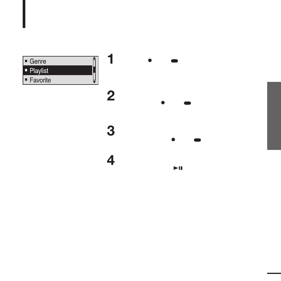 To play a playlist | Samsung YP-F2J User Manual | Page 27 / 63