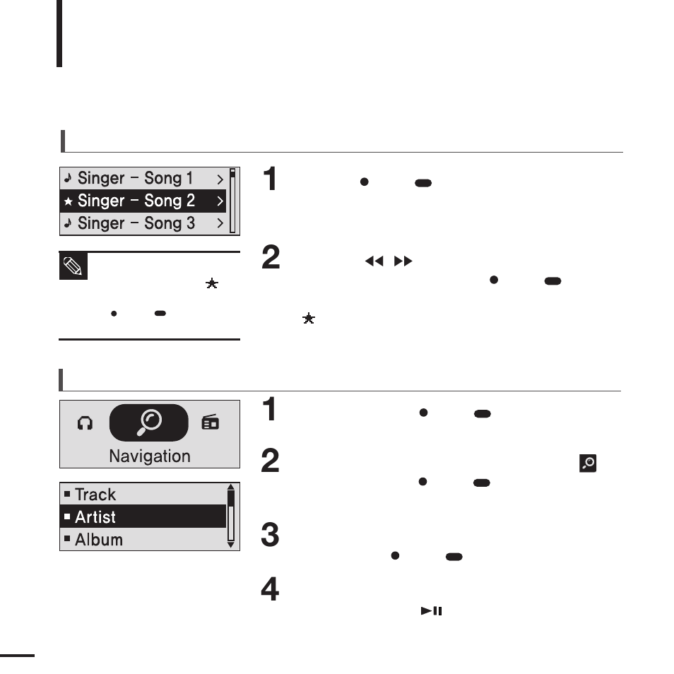 User button - custom function, Continued) | Samsung YP-F2J User Manual | Page 30 / 63