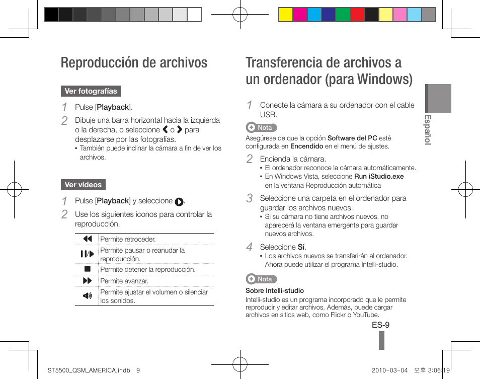 Reproducción de archivos | Samsung AD68-04778A User Manual | Page 19 / 32