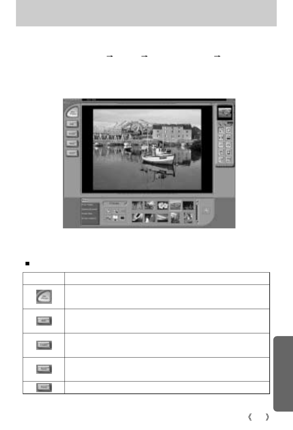 Using photoimpression | Samsung Digimax V50 User Manual | Page 117 / 124