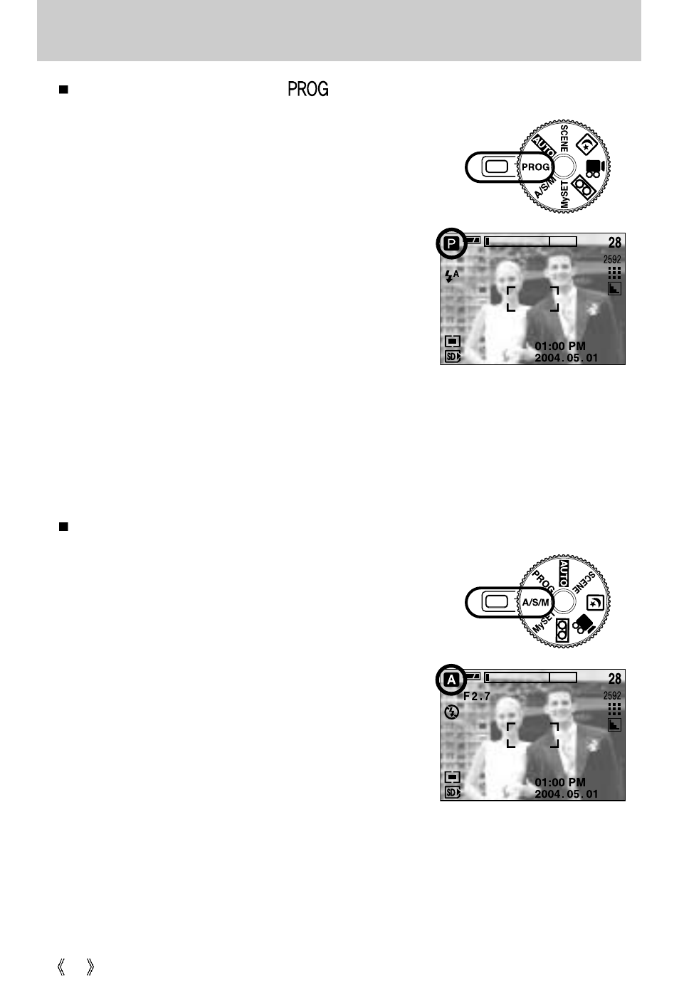 Starting the recording mode | Samsung Digimax V50 User Manual | Page 24 / 124