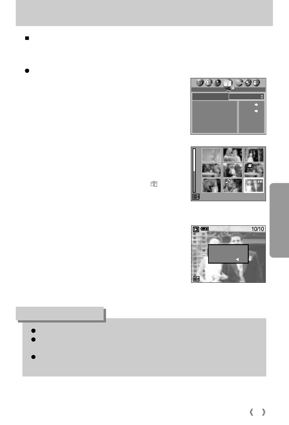 Copy pictures, Information | Samsung Digimax V50 User Manual | Page 67 / 124