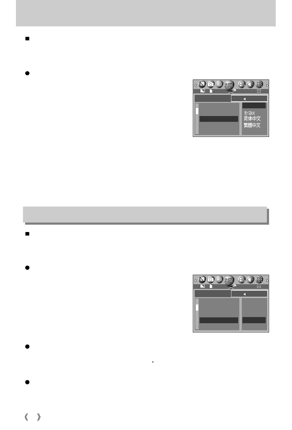 Language | Samsung Digimax V50 User Manual | Page 82 / 124