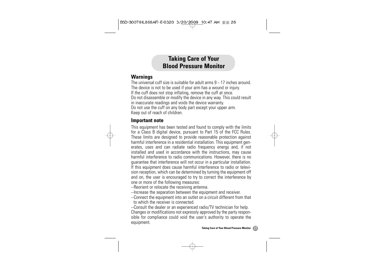 Samsung BSD-3007 User Manual | Page 24 / 66