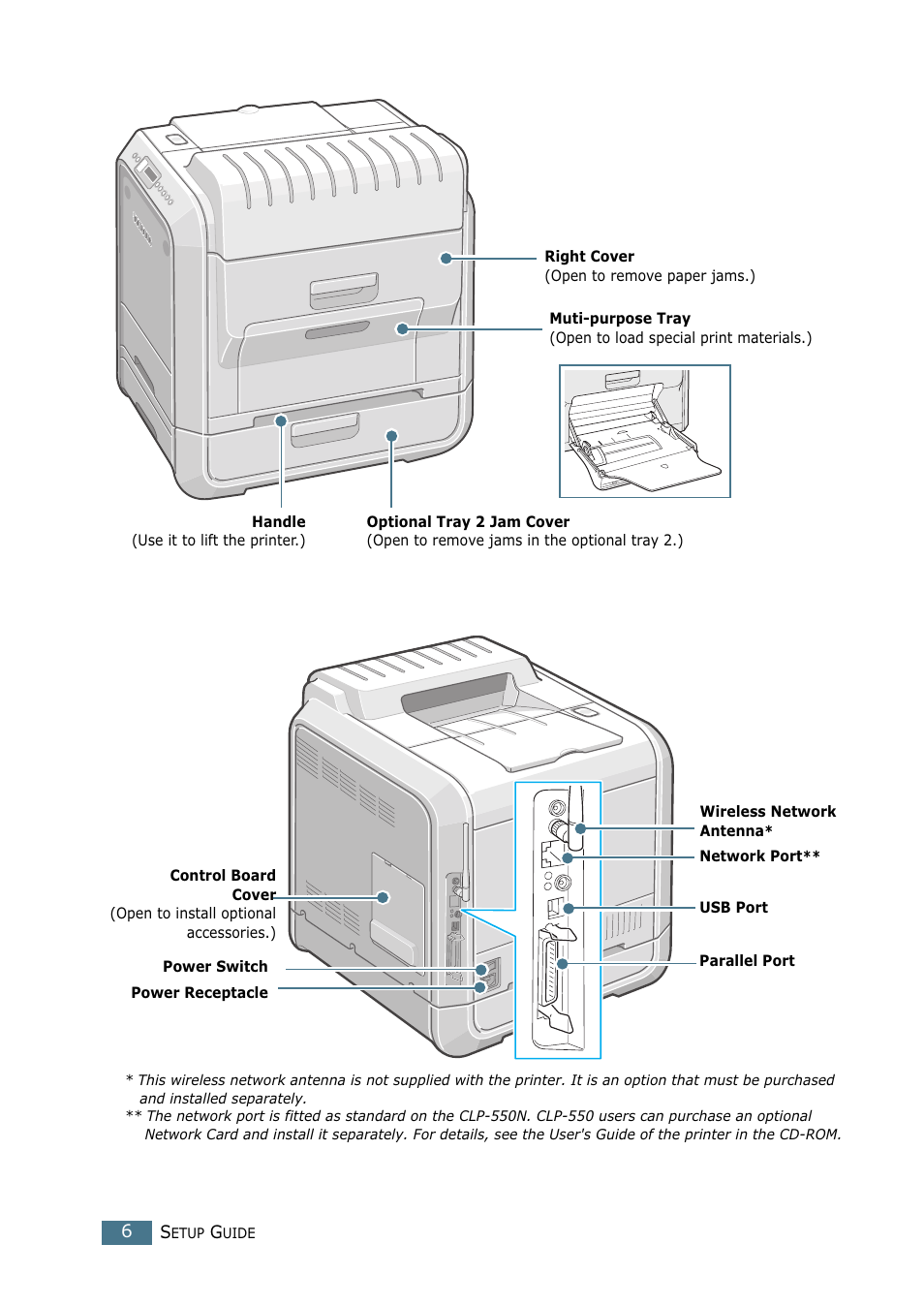 Samsung CLP 550 User Manual | Page 6 / 289