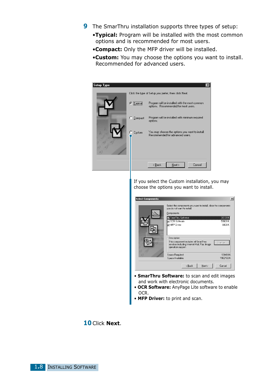Samsung 835P User Manual | Page 11 / 51