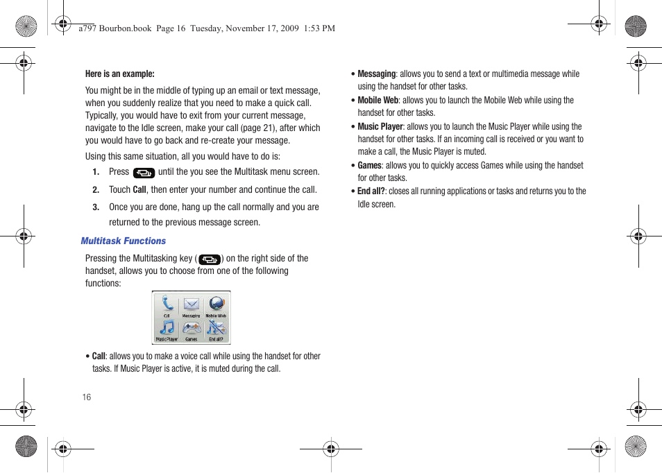 Samsung FLIGHT SGH-A797 User Manual | Page 20 / 177