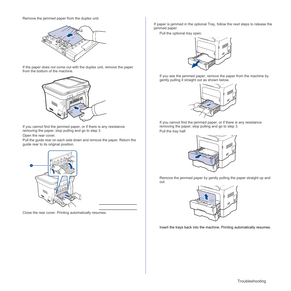 In the optional tray | Samsung SCX-4828FN User Manual | Page 67 / 143