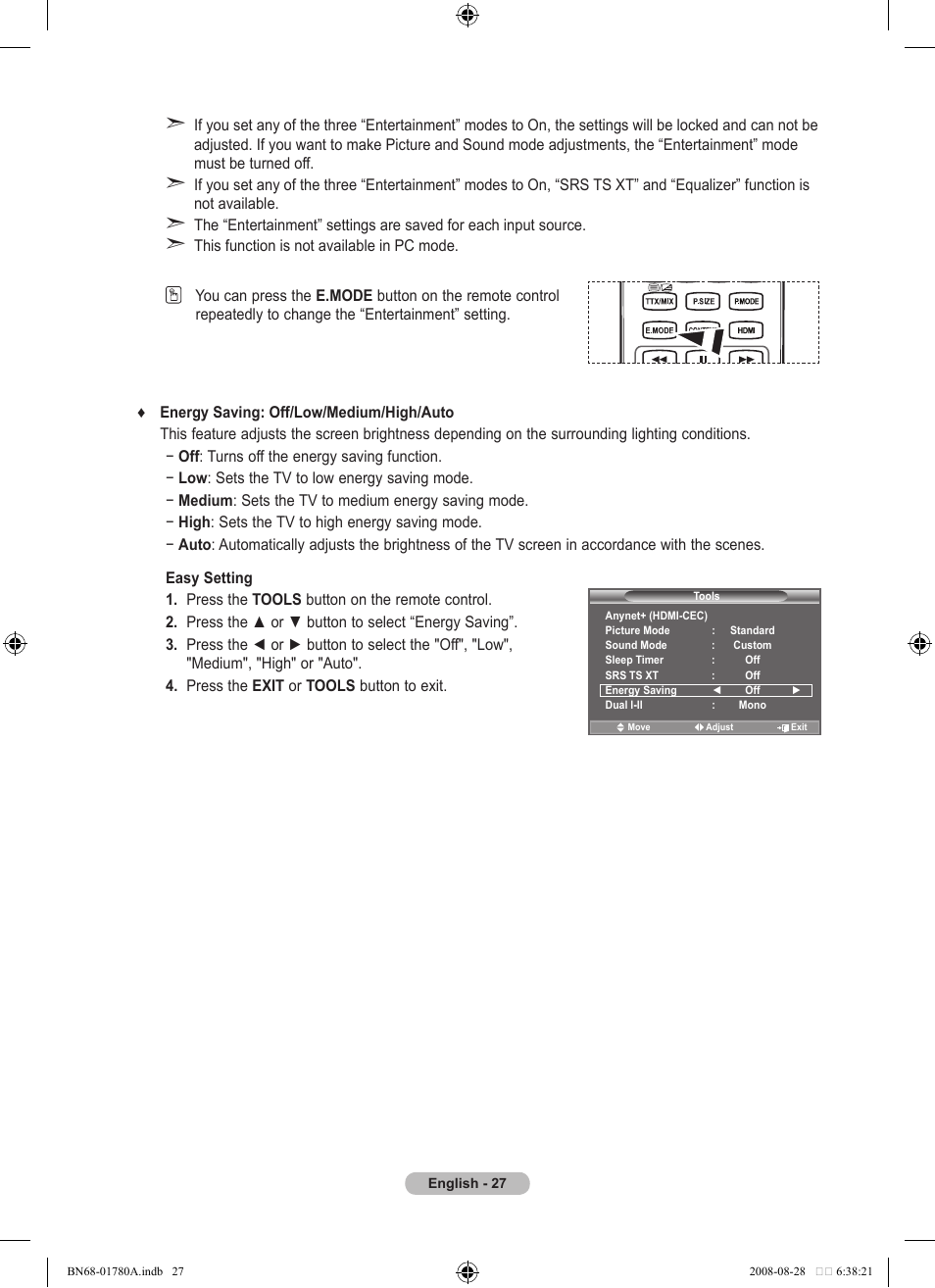 Samsung BN68-01780A-00 User Manual | Page 29 / 79