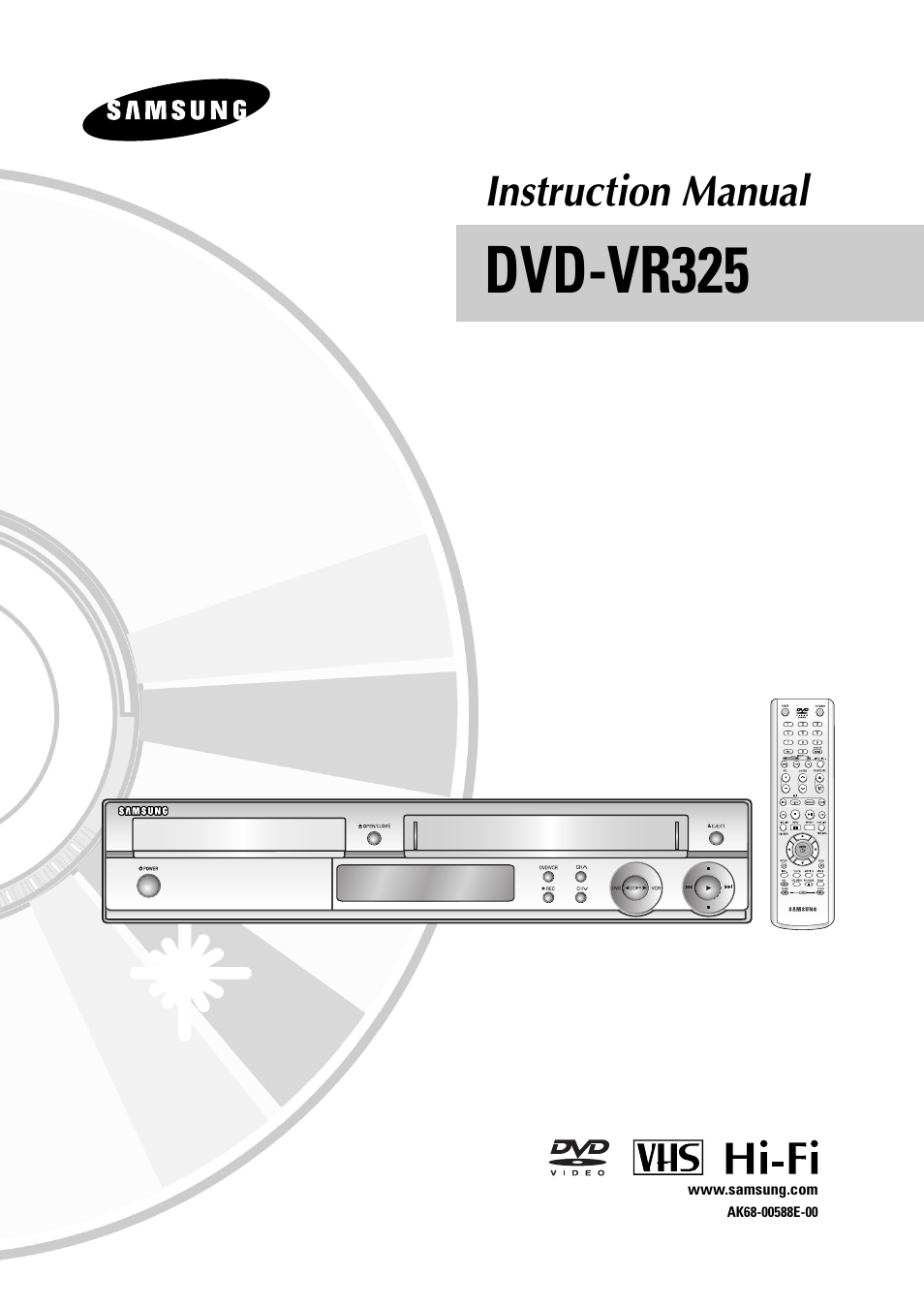 Samsung DVD-VR325 User Manual | 90 pages