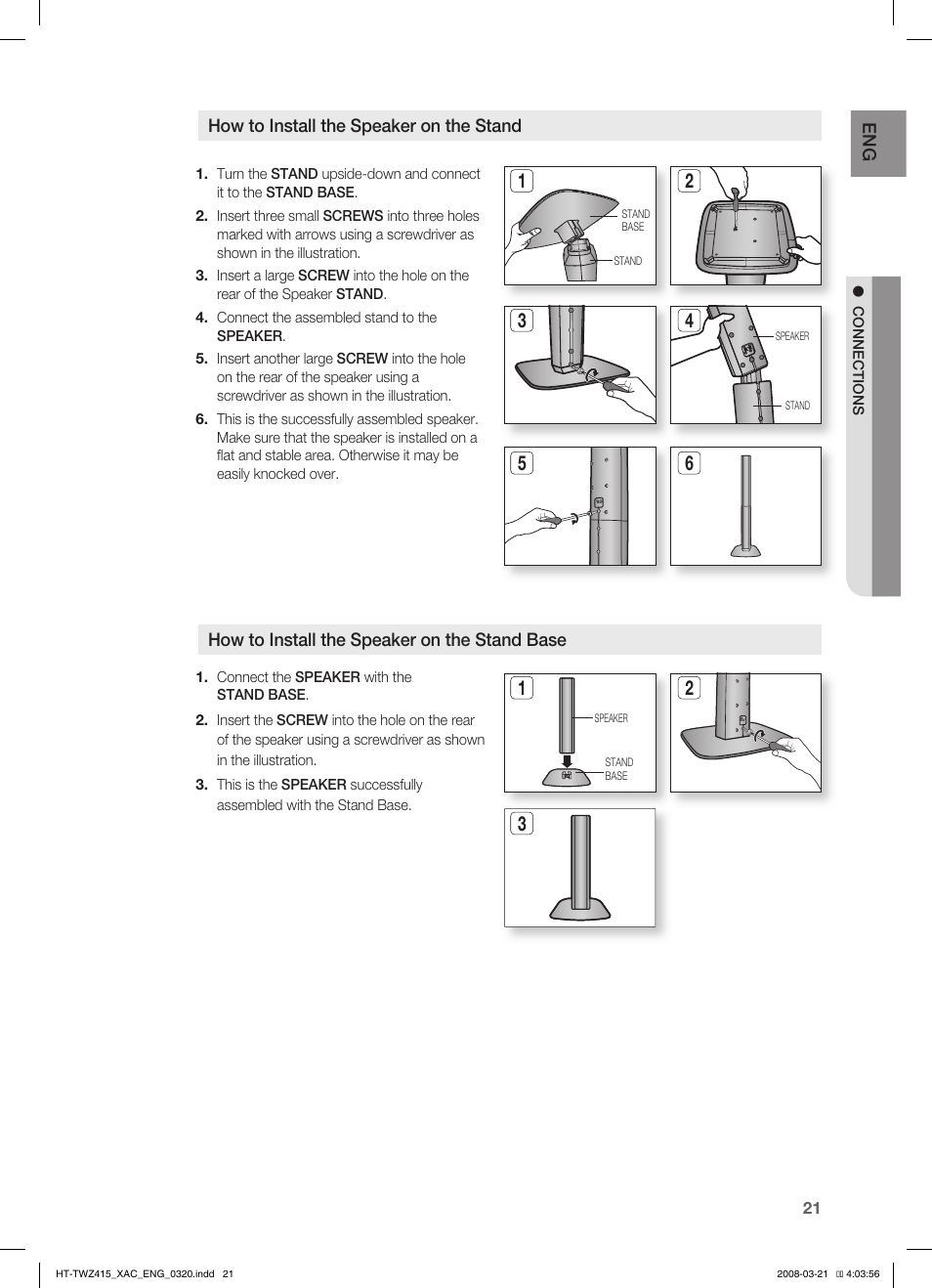 Samsung HT-TWZ415 User Manual | Page 21 / 75