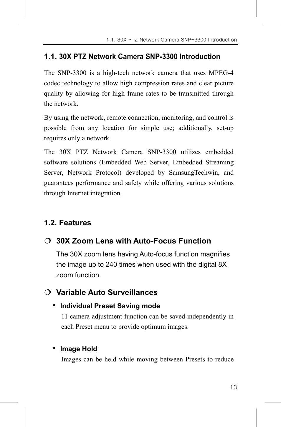 Samsung IPOLIS SNP-3300 User Manual | Page 17 / 116