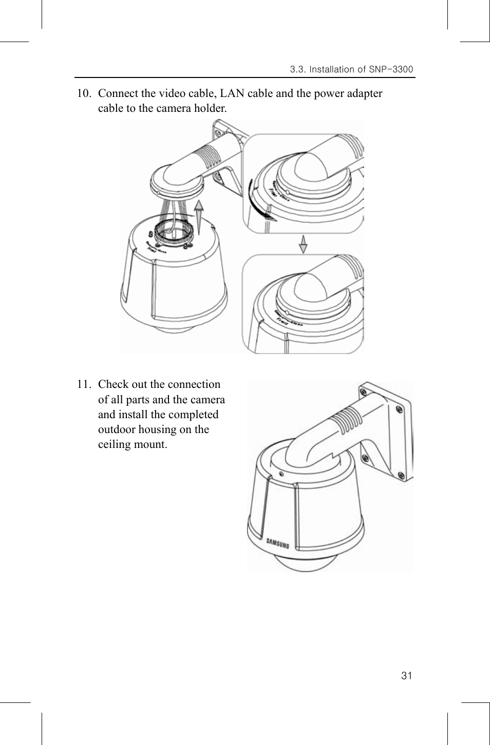 Samsung IPOLIS SNP-3300 User Manual | Page 35 / 116