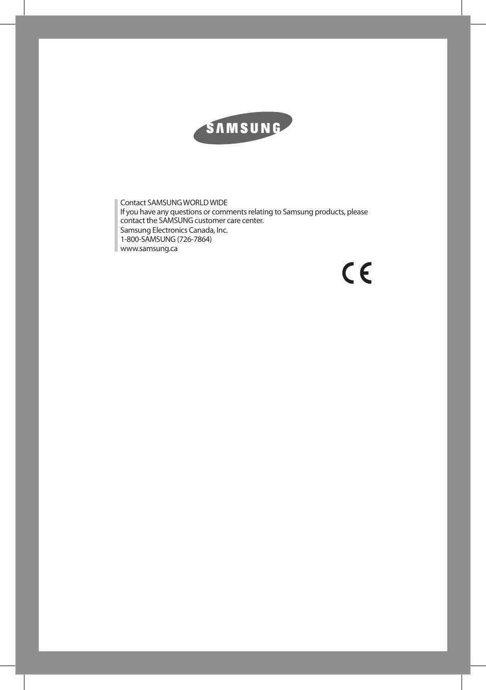 Samsung SilverCare Washer User Manual | Page 32 / 32