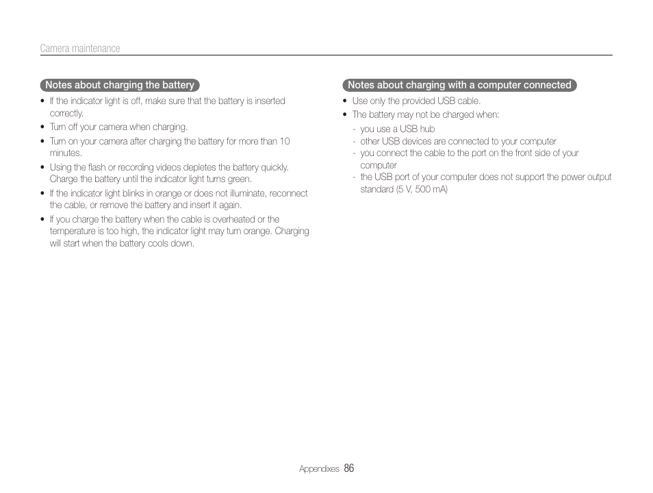 Samsung TL205 User Manual | Page 87 / 100
