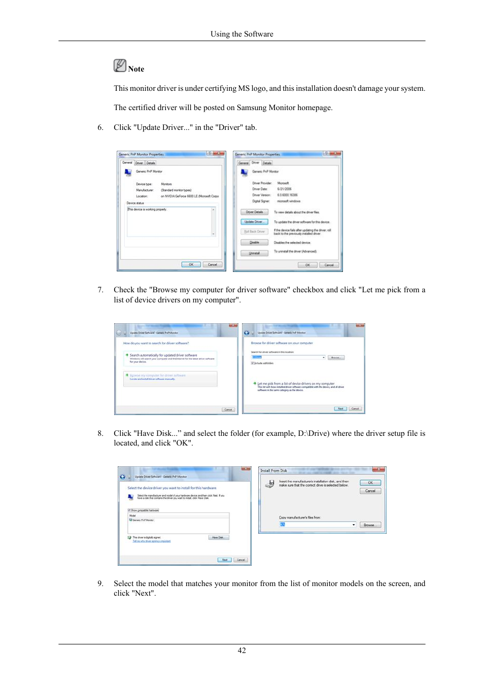 Samsung 2063UW User Manual | Page 43 / 147