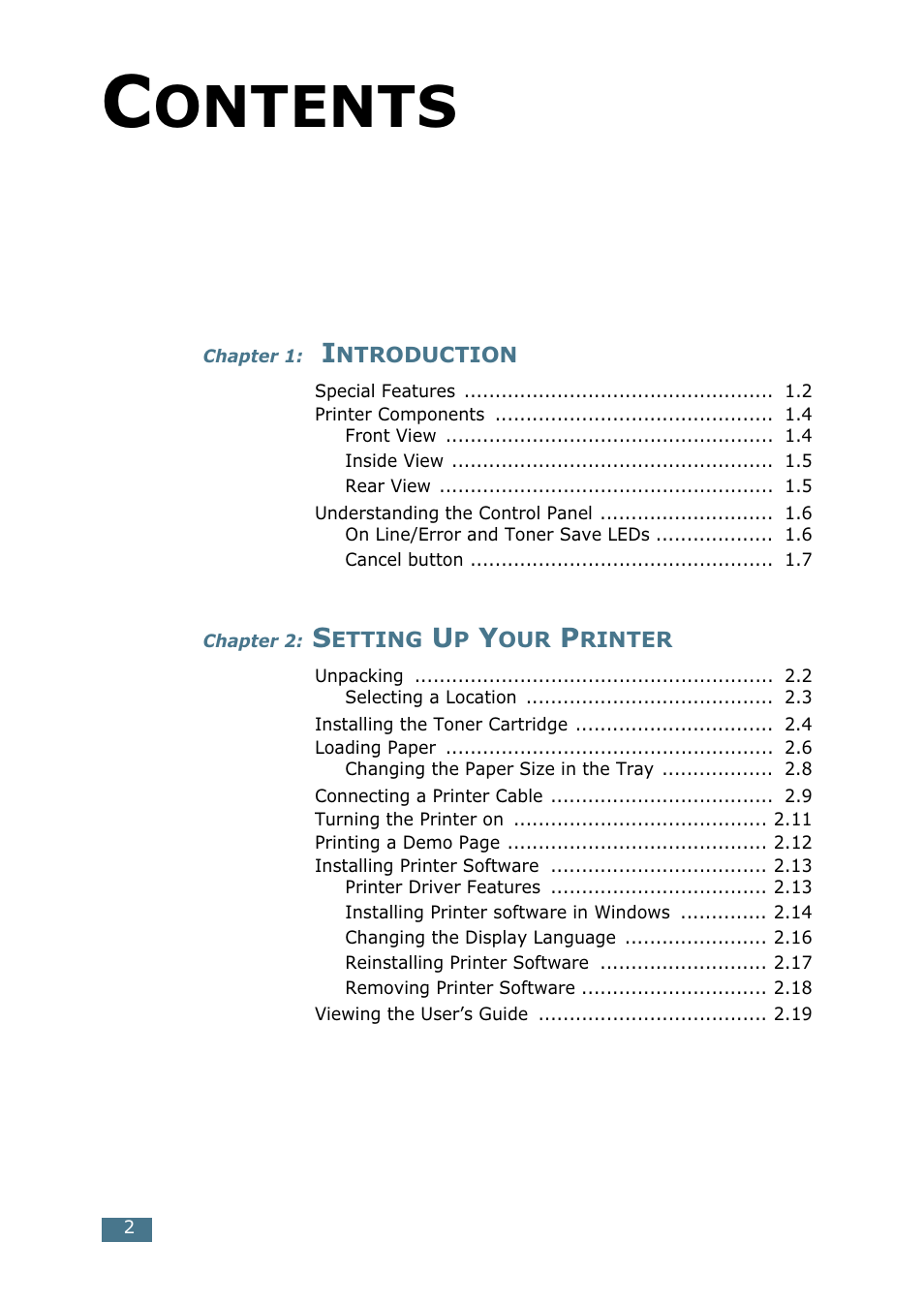 Samsung ML-1520P User Manual | Page 3 / 140