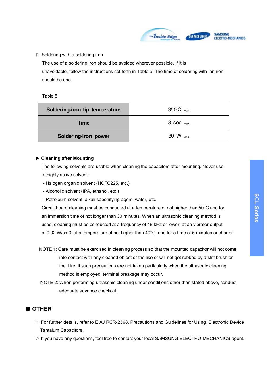 Samsung SCLSeries User Manual | Page 23 / 23