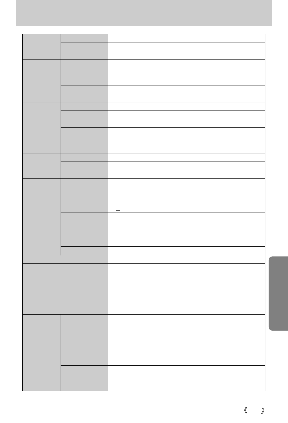 Specifications | Samsung Digimax V10 User Manual | Page 105 / 136