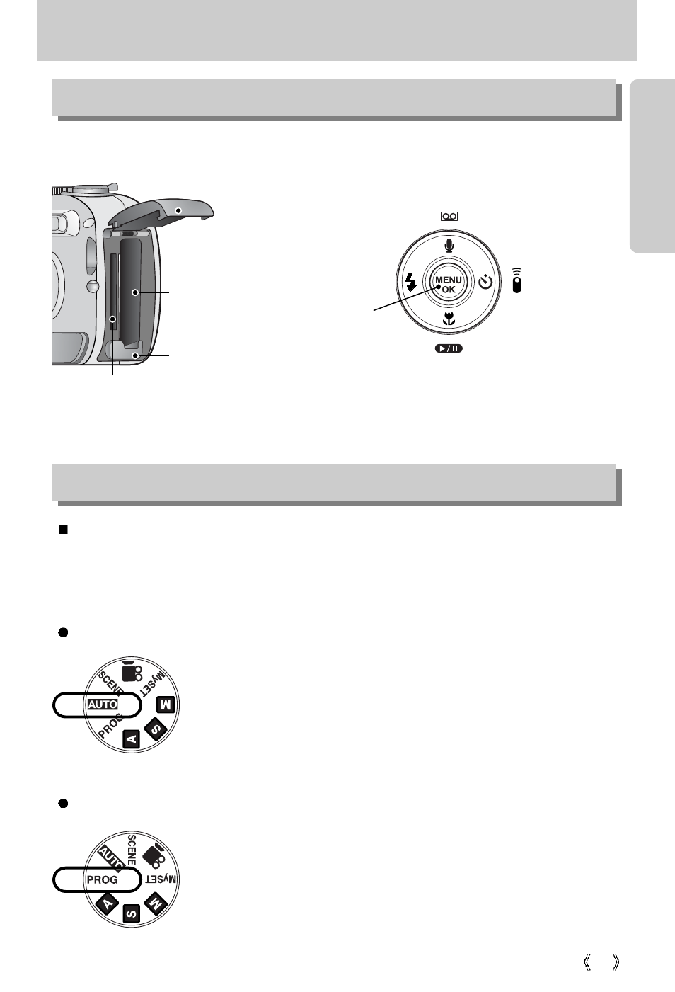 Identification of features, Side/ 5-function button mode dial | Samsung Digimax V10 User Manual | Page 11 / 136