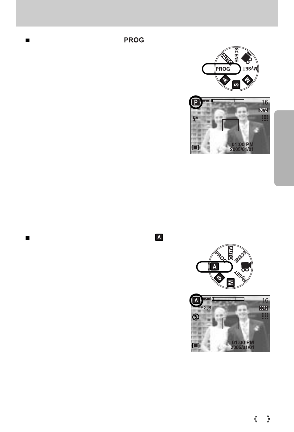 Starting the recording mode | Samsung Digimax V10 User Manual | Page 23 / 136