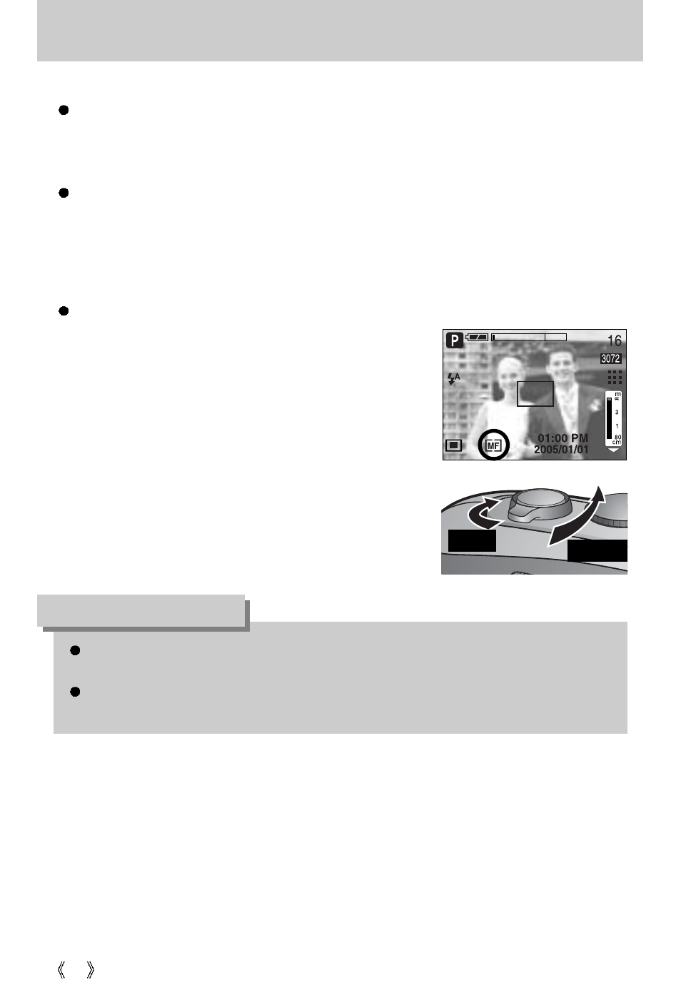 Mf button, Information | Samsung Digimax V10 User Manual | Page 44 / 136