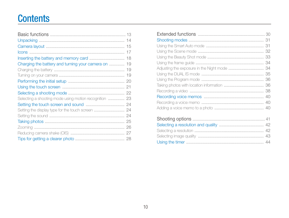 Samsung CL65 User Manual | Page 11 / 129