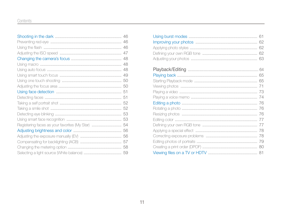 Samsung CL65 User Manual | Page 12 / 129