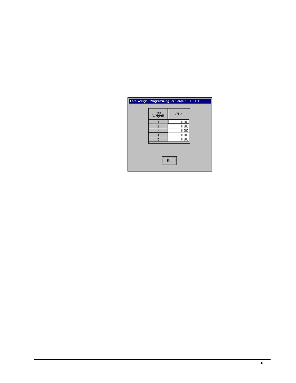 Tare weights | Samsung SAM52 User Manual | Page 34 / 74
