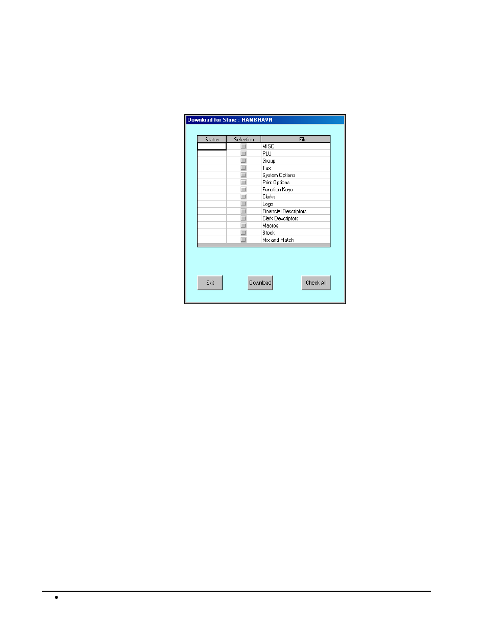 Send programs to ecr (download) | Samsung SAM52 User Manual | Page 41 / 74