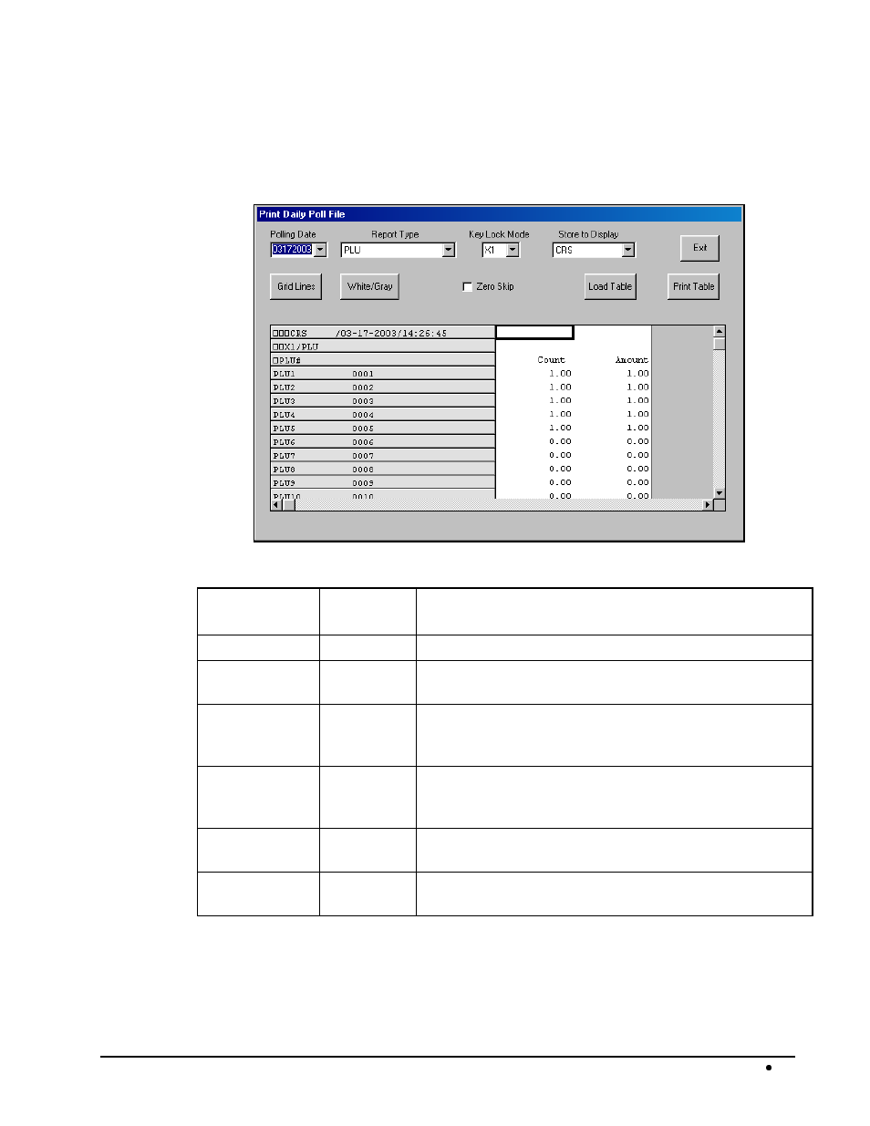 Daily poll file | Samsung SAM52 User Manual | Page 48 / 74
