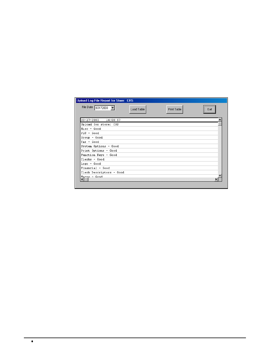 Log files | Samsung SAM52 User Manual | Page 49 / 74