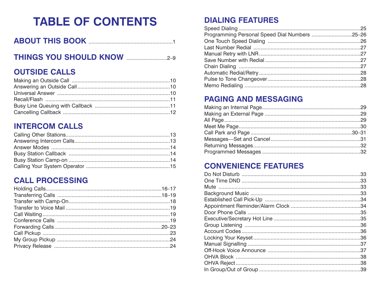 Samsung iDCS 500-DCS User Manual | Page 2 / 32