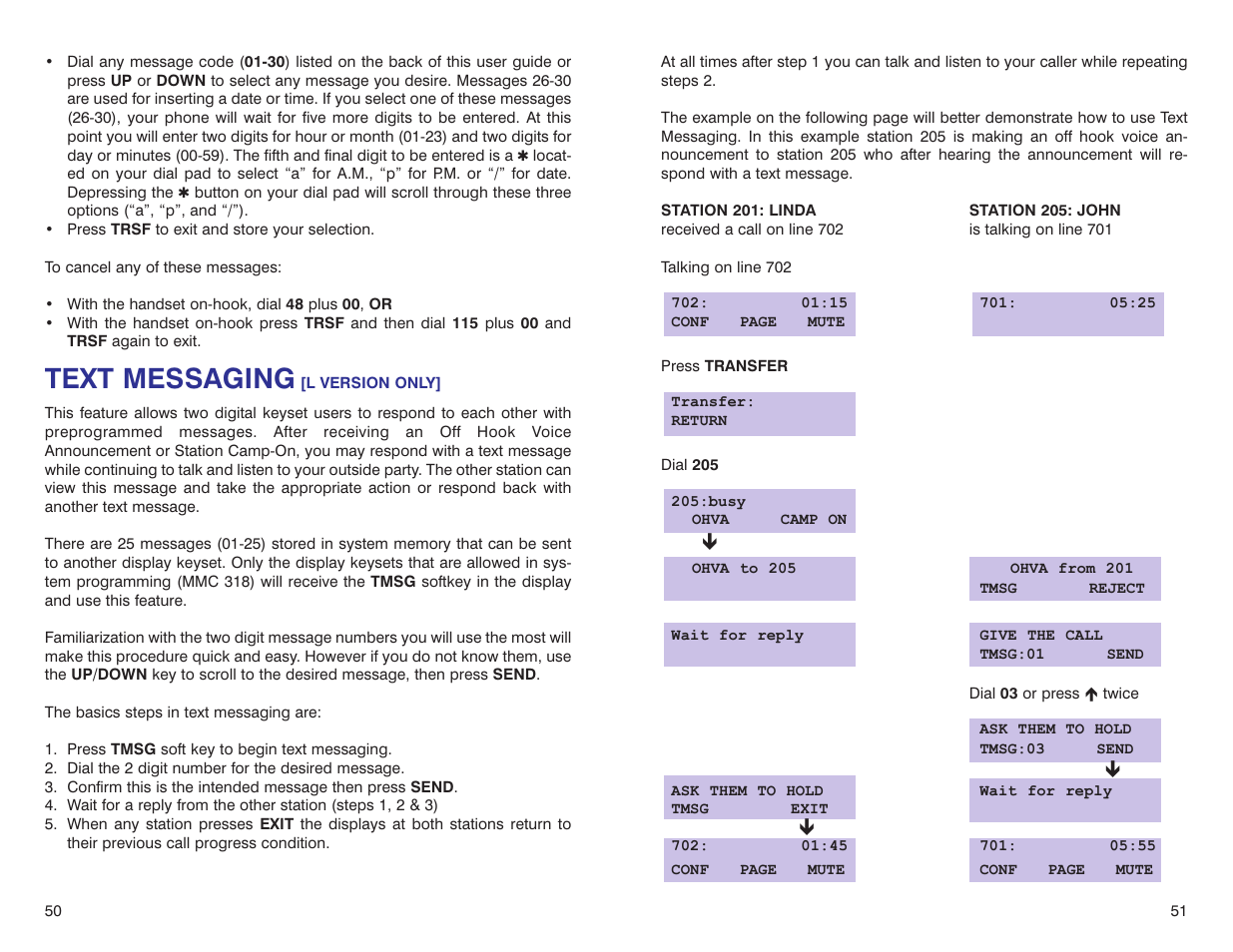 Text messaging | Samsung iDCS 500-DCS User Manual | Page 28 / 32