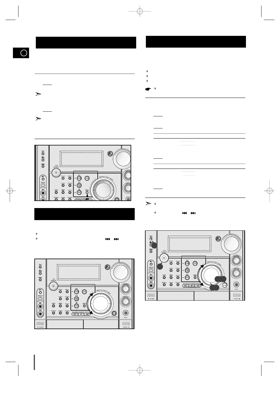 Demo/dimmer function, Multi jog function, Setting the clock | Samsung MAX-VS720 User Manual | Page 10 / 28