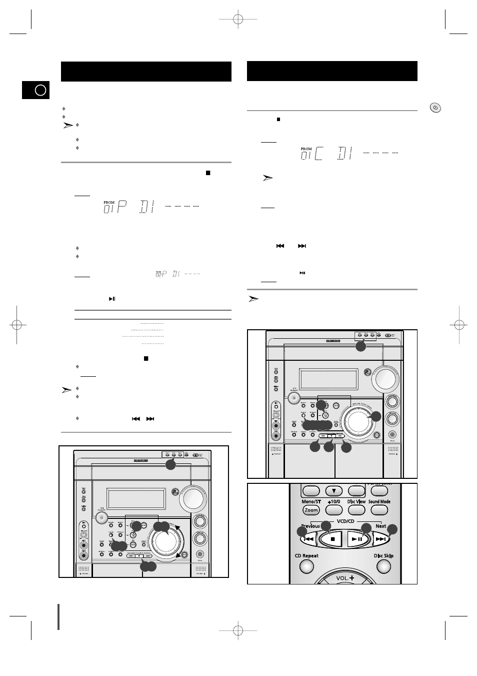 Programming the order of playback, Checking or changing programmed tracks | Samsung MAX-VS720 User Manual | Page 14 / 28