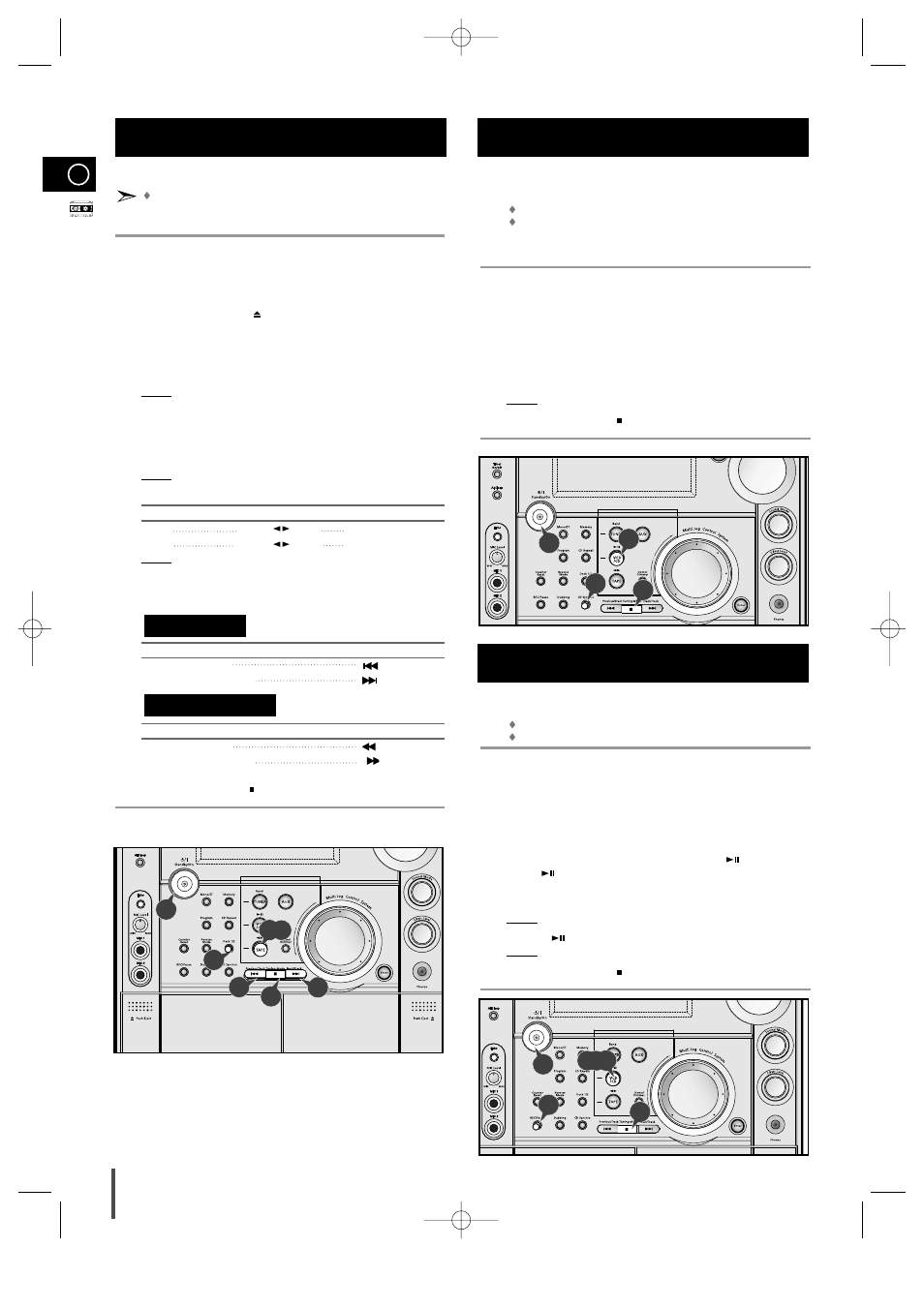 Listening to a cassette, Cd synchro record feature, Recording a compact disc | Samsung MAX-VS720 User Manual | Page 20 / 28